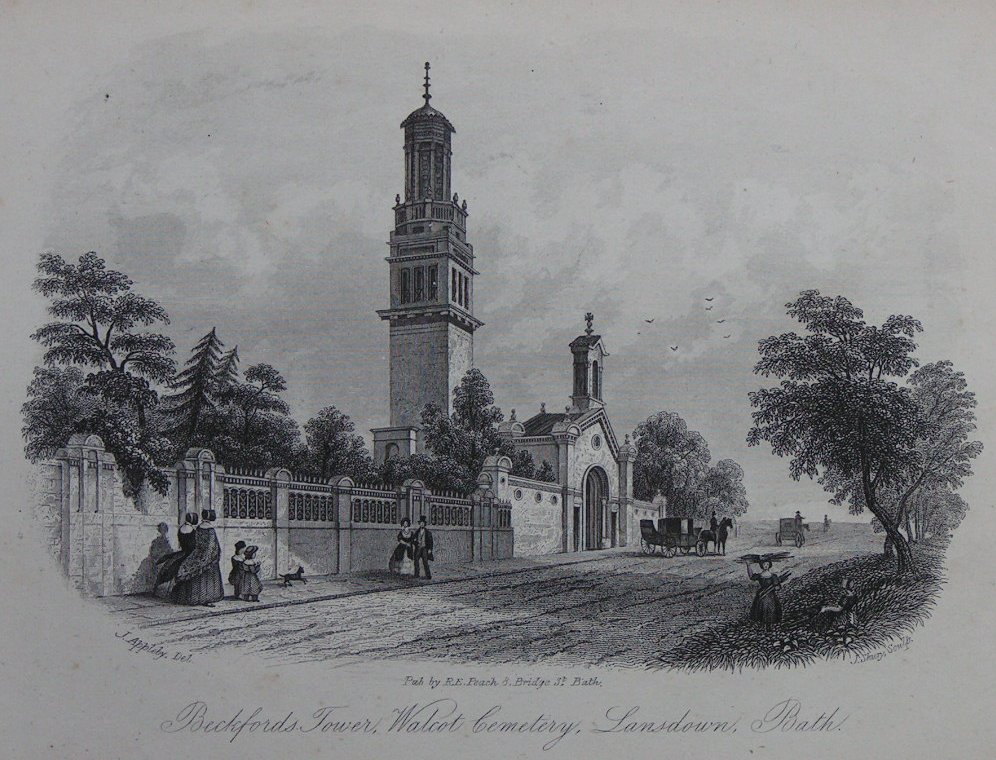 Steel Vignette - Beckford's Tower,  Walcot Cemetery,  Lansdown,  Bath - Shury